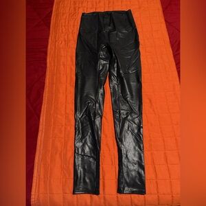 Faux Leather Stretch Leggings